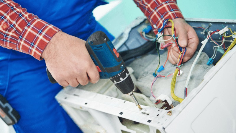 Ankara Beko Beko çamaşır makinesi kart tamiri – Su almama arızası orijinal parça ile giderildi. - Teknik servis örneği